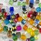 100pcs 6mm Cube Crystal Glass Beads for Jewelry Making Faceted Square Crystal Glass Bead Spacer Beads Loose Beads for Bracelet Earring Necklace DIY Craft(Mix Colors)